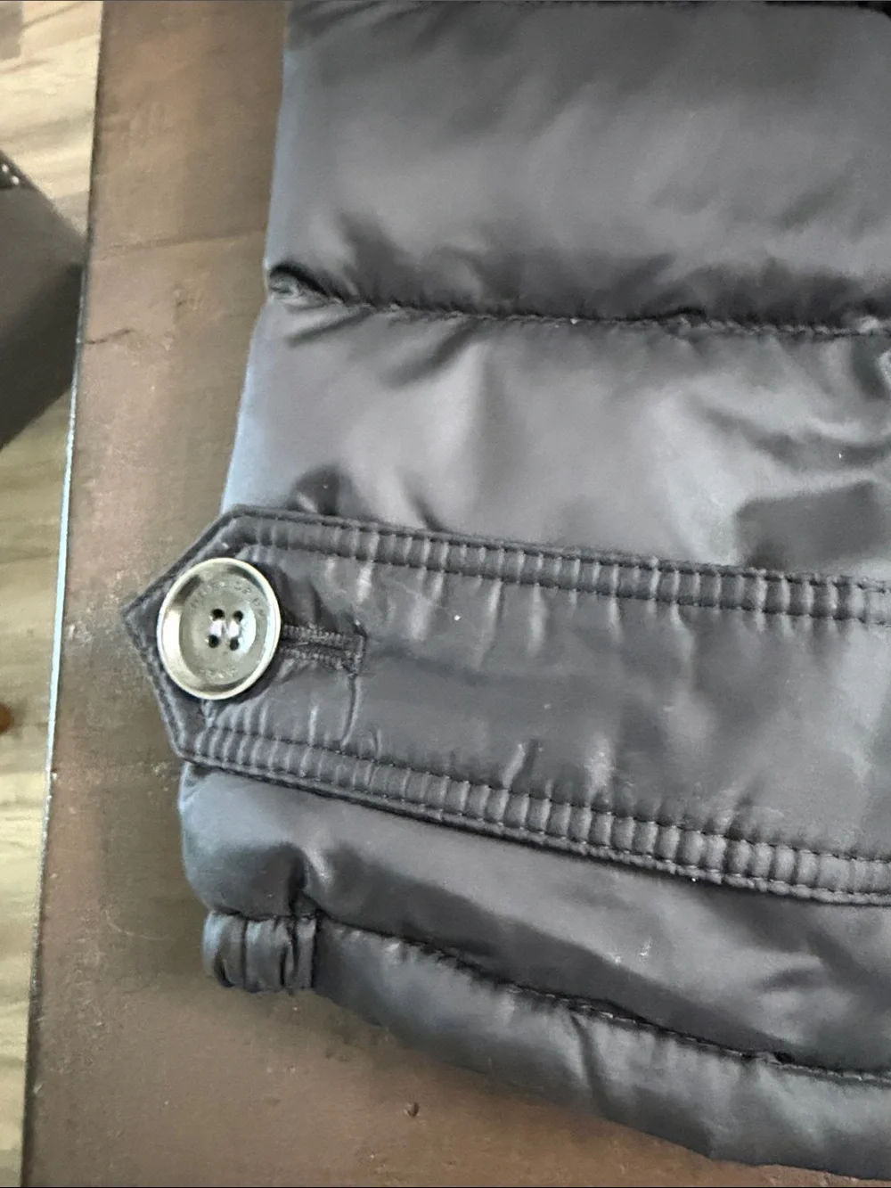 Burberry Black Quilted Down Puffer Jacket with Belt